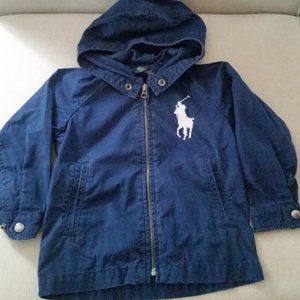 Ralph Lauren navy blue polo hooded jacket